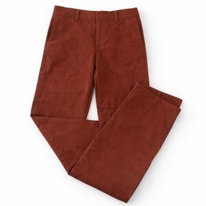 J. Crew Women’s Straight Fit Pants in Rust Brown